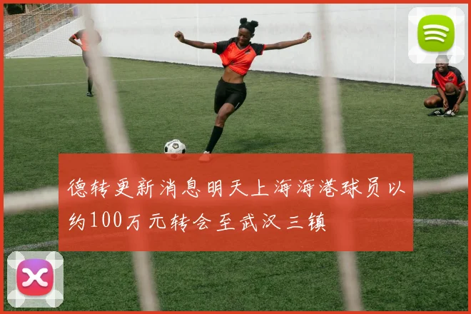德转更新消息明天上海海港球员以约100万元转会至武汉三镇